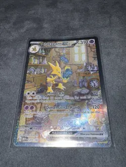 Alakazam EX 201/165 SIR Pokemon TCG Scarlet & Violet 151 English - Image 3