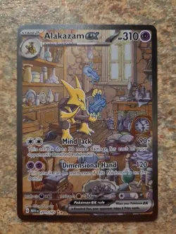 Pokemon Alakazam EX TCG Card 201/165 Scarlet & Violet 151 SIR NM+ Condition - Image 1