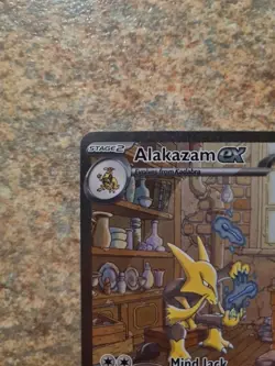 Pokemon Alakazam EX TCG Card 201/165 Scarlet & Violet 151 SIR NM+ Condition - Image 2