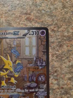 Pokemon Alakazam EX TCG Card 201/165 Scarlet & Violet 151 SIR NM+ Condition - Image 3