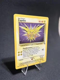 1999 WOTC Pokemon TCG Base Set Zapdos Holo 16/102 - Image 3