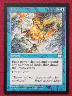 Magic The Gathering WEATHERLIGHT FLUX blue card MTG - Image 1