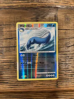 Wailord 47/147 Reverse Holo Raw Pokemon Supreme Victors Card Nm - Image 1
