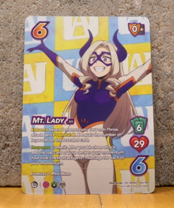 COOL UNIVERSUS MY HERO ACADEMIA TRADING CARD GIRL POWER MT. LADY - Image 1