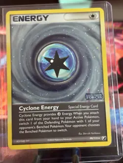Pokemon Card - Cyclone Energy Unseen Forces 99/115 Reverse Holo Stamped - Image 3
