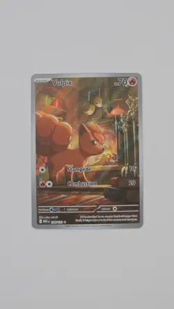 Pokemon TCG Vulpix Illustration Rare Card #138/132 Mega Evolutions - Image 1