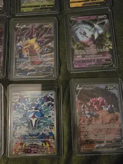 12 Pokemon Card Bundle V Blackstar Promo Gold Full Art Alt Art Rainbow Lucario - Image 3