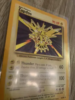 Pokemon TCG Zapdos Holo Rare Card Base Set 16/102 - Image 3