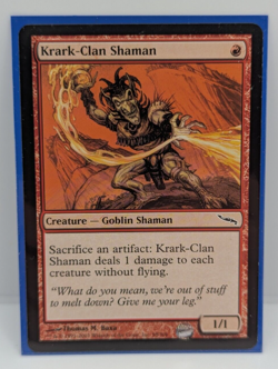 Krark-Clan Shaman Mirrodin Regular Common LP MTG - Image 1