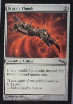 Krark's Thumb - Mirrodin: #190, Magic: The Gathering Nm R228 - Image 1