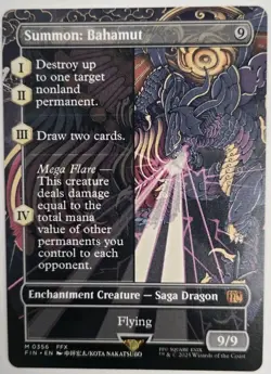 Summon: Bahamut (Borderless) Final Fantasy Regular - Image 1