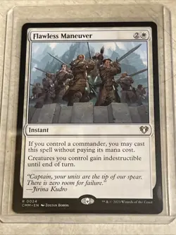 Flawless Maneuver Commander Masters Regular Rare Card - Image 1