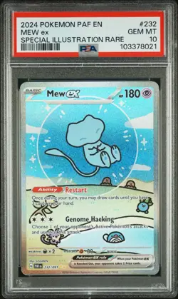 Mew EX 232/091 - Paldean Fates - Bubble Mew - PSA 10 Gem Mint - Pokemon TCG - Image 1