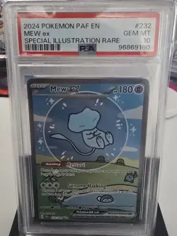Mew EX 232/091 - Paldean Fates - Bubble Mew - PSA 10 Gem Mint - Pokemon TCG - Image 1