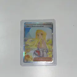 Pokemon TCG Lillie's Determination Full Art Holo Trainer 184/132 Mega Evolution - Image 1