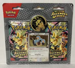 Pokemon Mega Evolution Ascended Heroes 2-Pack Blister Larry (Factory Sealed) - Image 1