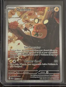 Pokemon Dedenne 093/088 POR Basic Lightning 70 HP Regular English TCG - Image 1