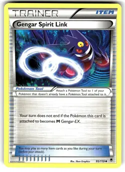 Gengar Spirit Link 95/119 Uncommon Phantom Forces Pokemon Near Mint - Image 1