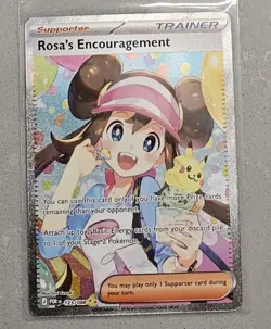 Rosa’s Encouragement 123/088 Special Illustration Rare Pokemon TCG Perfect Order - Image 1