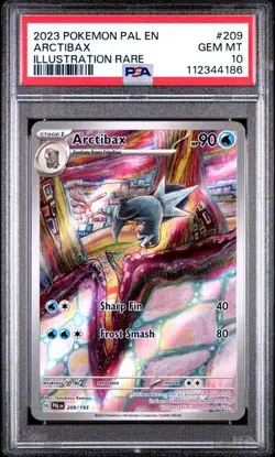 [PSA 10] Arctibax 209/193 Paldea Evolved PAL Illustration Rare Alternate POKEMON - Image 1
