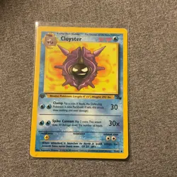 Pokemon TCG Cloyster 32/62 Fossil 50HP Uncommon 1st Edition Regular - Image 1