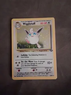 Pokemon TCG Wigglytuff Holo Rare Card 16/64 Jungle Unlimited Near Mint Vintage - Image 2