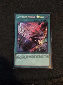 Sky Striker Mobilize - Engage! (Alternate Art) - L26D-ENS10 - Secret Rare YuGiOh - Image 1