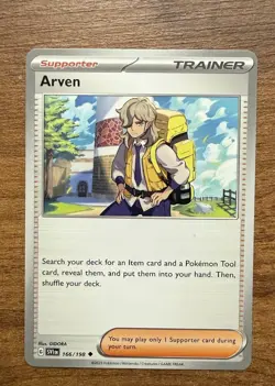 Pokemon TCG Arven 166/198 Scarlet & Violet Base Uncommon Card - NM - Image 2