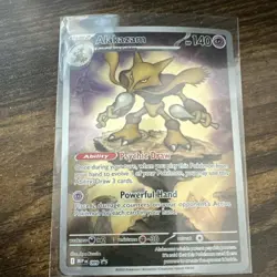 Pokemon Alakazam Me: Mega Evolution Promo 009 Holo Stage 2 140HP TCG Card - Image 1