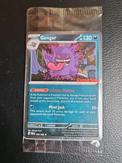 Gengar Promo Card Pokemon Perfect Order Gamestop Stamped 050/088 SEALED - Image 1