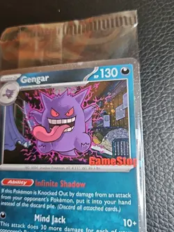 Gengar Promo Card Pokemon Perfect Order Gamestop Stamped 050/088 SEALED - Image 2
