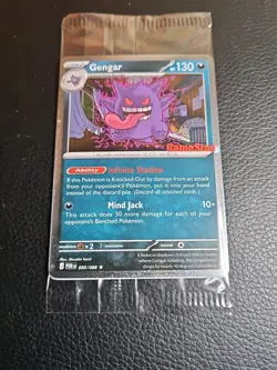 Gengar Promo Card Pokemon Perfect Order Gamestop Stamped 050/088 SEALED - Image 4