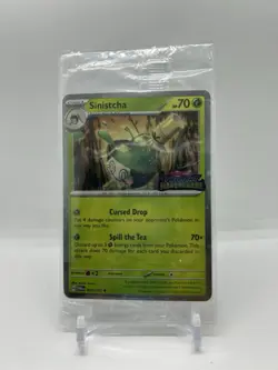 Sinistcha - (Prerelease) 022/167 Sv: Scarlet & Violet Promo Cards Holo Sealed - Image 1