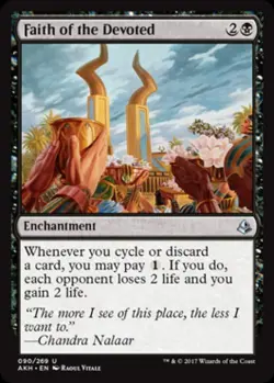 Faith of the Devoted -Foil Near Mint MTG Amonkhet - Image 1