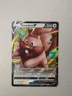 Greedent V - 053/072 - Ultra Rare Shining Fates - Pokemon Card - NM - Image 1