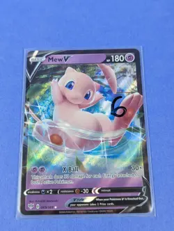 Mew V - 069/189 - Rare Ultra Holo Darkness Ablaze - Pokemon Card - NM - Image 3