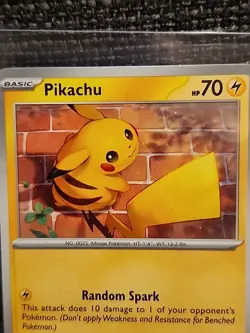 Pikachu 051/198 Temporal FORCES Pokemon Card NM : FREE SHIPPING, TCG, CUTE GIFT - Image 1