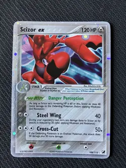 Pokemon Scizor EX TCG Holo Rare Card 108/115 Unseen Forces - Image 1