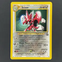 [LP] Scizor 33 Black Star Promo WOTC - Image 1