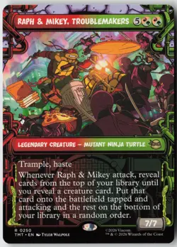 Raph & Mikey, Troublemakers (Showcase) (250) - Normal - Teenage Mutant Ninja Tur - Image 1