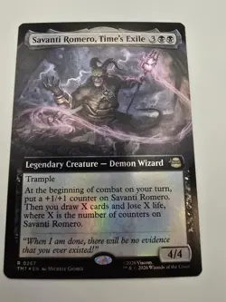 Savanti Romero, Time's Exile (Extended Art) Teenage Mutant Ninja Turtles Foil - Image 1