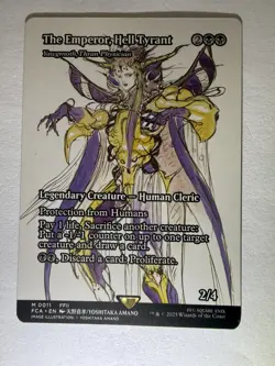 The Emperor, Hell Tyrant - Yawgmoth, (Showcase) Final fantasy - Image 3