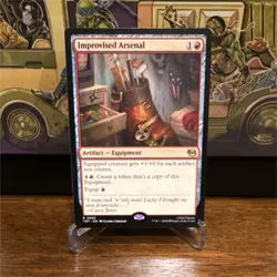 Improvised Arsenal Magic: The Gathering Artifact Equipment 2020 029 Red (Englis… - Image 1
