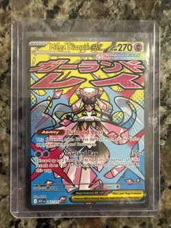 Mega Diancie ex 267/217 Full Art Secret Rare Pokemon TCG Paradox Rift NM - Image 1