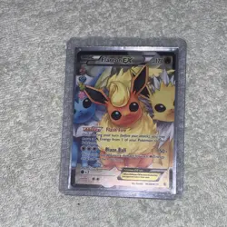 Flareon EX Full Art Ultra Rare Holo Pokemon TCG RC28/RC32 170 HP Blaze Ball - Image 2