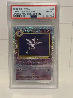 2002 POKEMON LEGENDARY COLLECTION #46 HAUNTER-REV.FOIL PSA 4 - Image 1