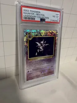2002 POKEMON LEGENDARY COLLECTION #46 HAUNTER-REV.FOIL PSA 4 - Image 2