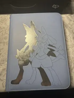 Ultra PRO Elite Series Lucario 9 Pocket Zippered Binder for Pokemon TCG - Image 1