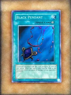 Yugioh Black Pendant SRL-003 Super Rare 2017 Print NM - Image 1