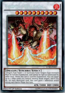 Yugioh Trident Dragion LC5D-EN237 1st Edition Secret Rare NM - Image 1